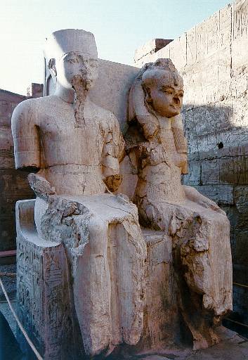 Sitting statues